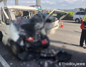 国产汽车国道撞货车视频,国产汽车与货车相撞，行车安全警钟长鸣